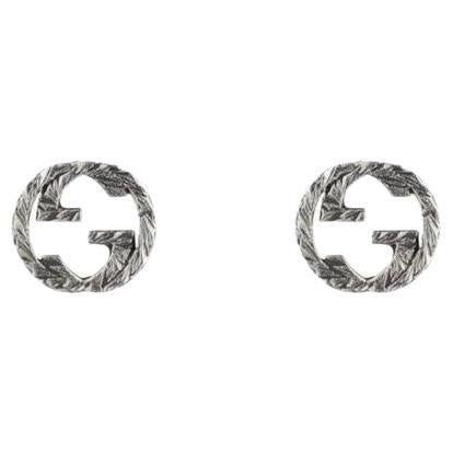 gucci double g flower stud earrings|gucci earrings interlocking g.